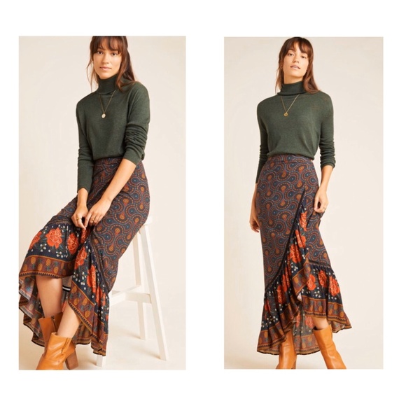 Anthropologie Farm Rio Cordoba Maxi Skirt New S - Picture 3 of 11